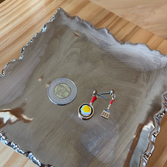 “Sunny up breakfast” earrings - Picture 2 of 2